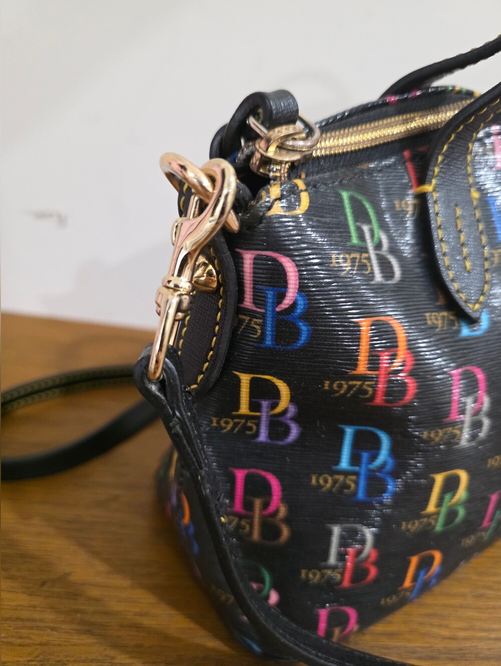 Dooney and bourke Coated Canvas Multicolor Color Crossbody/Satchel Bag - Picture 10 of 13